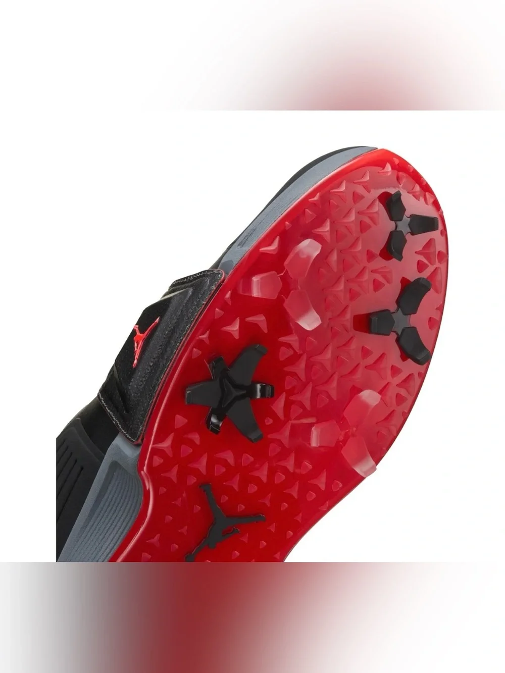 Nike Air Jordan Rev Infrared Golf Shoes Cleats Black FV6338-001 Men’s 8.5 NWT 🔥